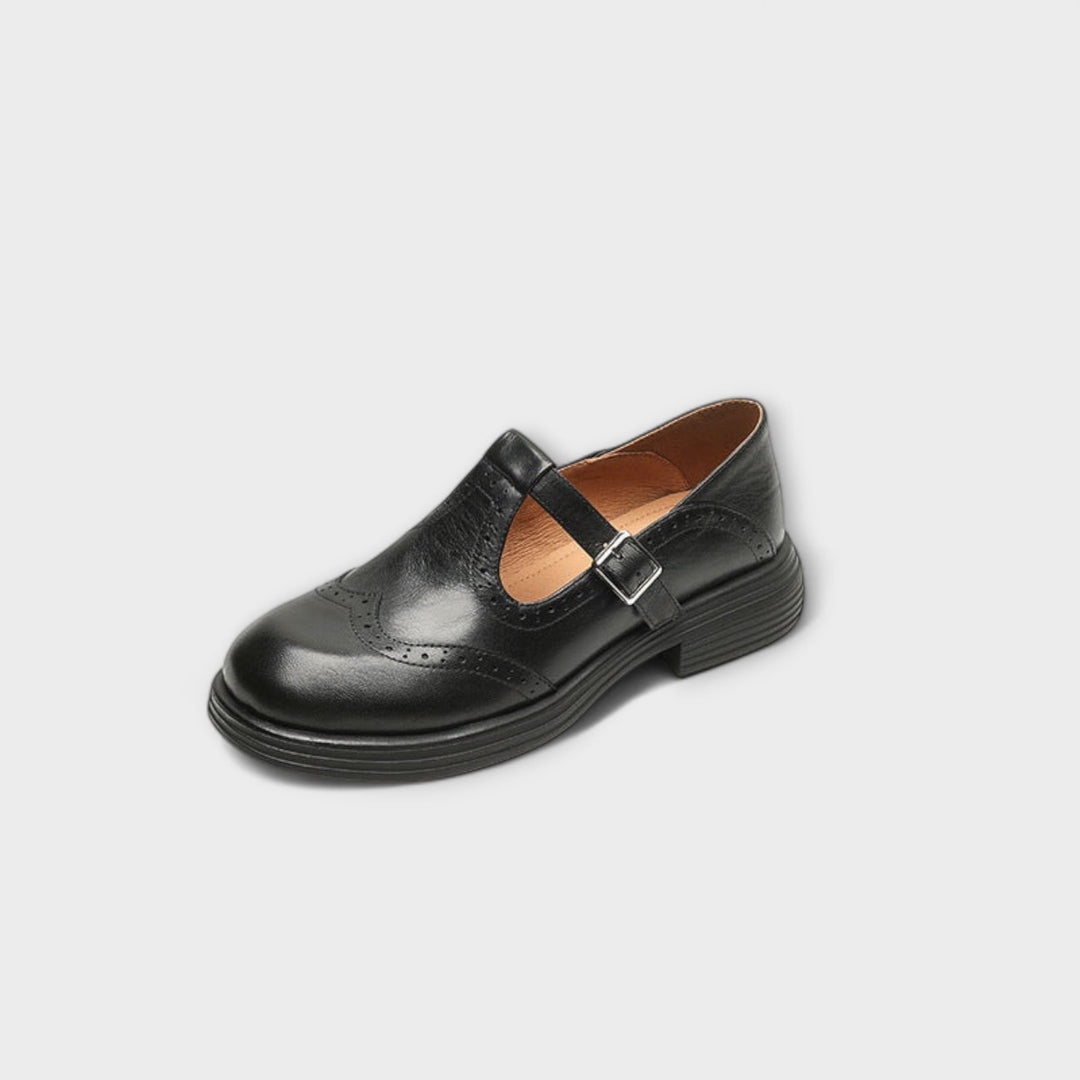 Adéla – Elegantní Kožené Mary Janes